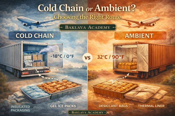 Cold Chain or Ambient? Choosing the Right Route — Baklava Academy