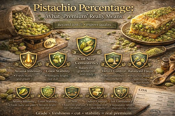 Pistachio Percentage: What 'Premium' Really Means — Baklava Academy